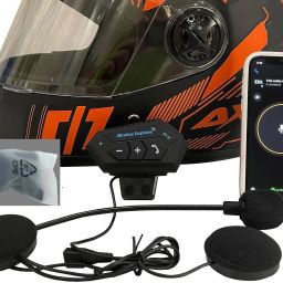 AIRSKY Motorcycle Helmet Dual Earphone Helmet Bluetooth Music & Calling Smart Headphones-25