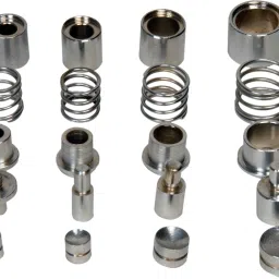 rilson Cast Iron Fabric Button Making Machine-4 Steel Dies(18,22,30,40) and 2550 Shells image 4