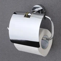 Wall Mount Chrome Finish Toilet Paper Holder Tissue Roll Dispenser for Bathroom Stainless Steel Toilet Paper Holder-image-87