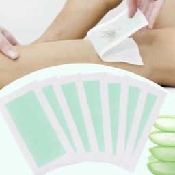 Painless Fast Hair Removal Wax Strips Waxing Wipe Sticker Professional Strips-image-28
