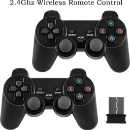 Bestie Toys Wireless Console Game Stick Video Game Console Built-in 15000 (Standard Edition) 64 GB with 1 x Game Stick Console 1 x Wireless receiver 2 x Controller 1 x charging image 4