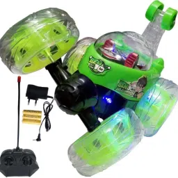 Rechargeable Remote Control 360 Degree Rotating Stunt Car for Kids M76-24