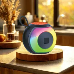 GUGGU Pearl (PORTABLE SMART DESKTOP SPEAKER) Dynamic Thunder Sound 1500mAh BatteryH453 12 W Bluetooth Laptop/Desktop Speaker-image-71