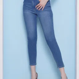 puella Women Slim High Rise Light Blue Jeans-picture-13