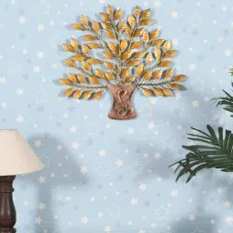 craft tree Metal Yellow Small Tree Wall Hanging-picture-17