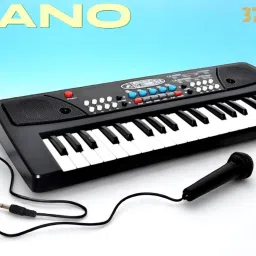 X328 Keys Piano Toy with Microphone, USB Power Cable & Sound Recording Best Birthday Gift for Boys and Girls Musical Instruments Analog Digital Piano-image-60