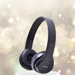 Stylish Wireless Headphones with Microphone for Versatile Use._HK Bluetooth & Wired Headset-image-38