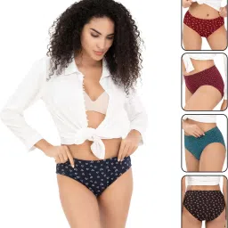 Pack of 5 Women Hipster Multicolor Panty-picture-26
