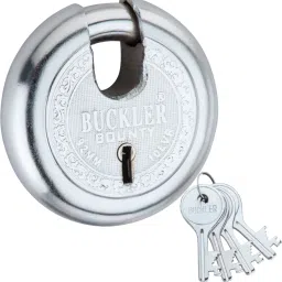 Bounty Iron-Steel 92MM, 10 Levers with 4 Keys,Go-Down,Main Gate,Shutter Lock Lock-image-53