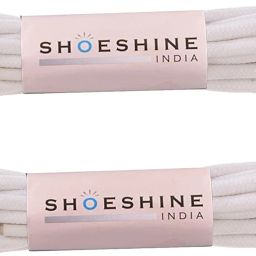 SHOESHINE 2 Pair Round Boot Lace Casual, Hiking Shoelace (120cm) 4mm Thick WHITE Shoe Lace-image-29