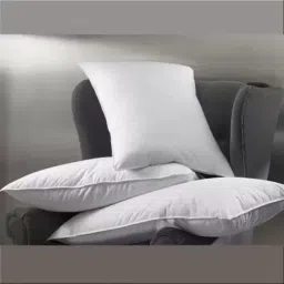 Polyester Fibre Solid Sleeping Pillow Pack of 3-image-17