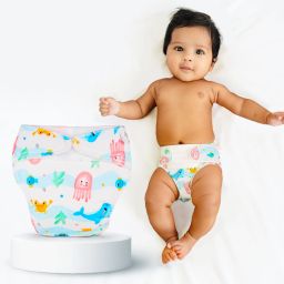 Freesize UNO SuperSoft Cloth Diaper with Velcro | Reusable & Adjustable | 3M–3Y-26