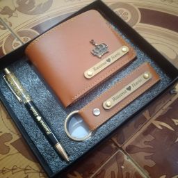 Men Casual Orange Artificial Leather Wallet-image-60