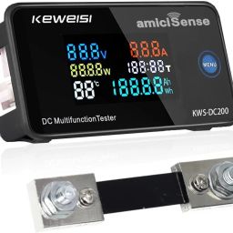 100A DC Energy Meter 6-in-1 Voltage, Current, Power & Energy Monitoring Voltmeter-0