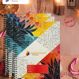 Spiral Notebook A4 Notebook PLAIN AND UNRULLED 140 Pages-image-95