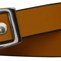 Women Casual Tan Synthetic Belt-2