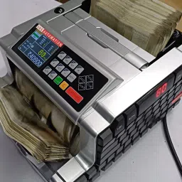 Nexgen AKS Value Shine Mix Note Counting Machine With Fake Note Detector Note Counting Machine image 2