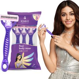 Flexi Body Razors for Women - 3 | Hair Remover for Arms, Underarms, Bikini, Legs, Women-image-12