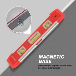 freemans BL230 Bi-Material Torpedo Levels 230mm Magnetic Engineer's Precision Level image 3