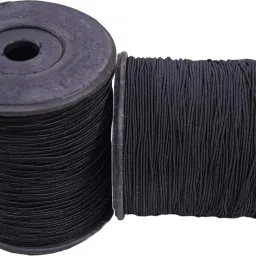hunny - bunch Elastic Thread and Cord Black Elastic image 2