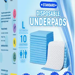 STANDARD | Unisex Disposable Underpad|Incontinence pad| 60 X 90CM - Pack of 1 Adult Diapers - L-image-42