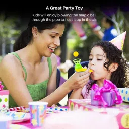 Magic Blow Pipe Set of 2 Floating Ball Creative Magic Blowing Ball Toy.-4