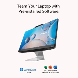 ASUS AiO A3 Series All in One Desktop, Intel 12th Gen Core i3 (8 GB DDR4/512 GB SSD/Windows 11 Home/21.45 Inch Screen/A3202WBAK-BA023WS|A3202WBAK-BA004WS) with MS Office image 5