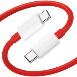 LoffyDart Type C 1.01 m USB C to C 8A Silver Wrap OEM 65W-10W/6.5A VOOC/WARP/DASH/SUPERVOOC/SUPERDART CHARGER-25