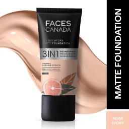 All Day Hydra Matte Foundation | 3 in 1 - Foundation + Moisturizer + SPF 30 Foundation-image-24