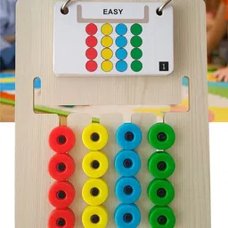 pulsbery Puzzle Game for kids,Sorting&Learning Wooden Preschool Board Activity Toy-picture-1