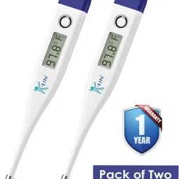 K-life DT-01 Digital Body Fever check Machine for Testing Kids Adults & Babies Temperature (Pack of 2) Thermometer-78