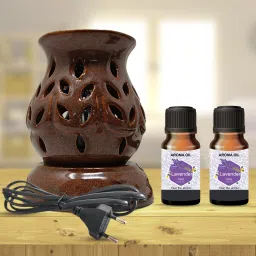 PEEPRESION Home Fragrance Oil Diffuser, 2Lavender Aroma Oil (10ml Each) Fragrance Your Home, Office, Study Table, Parlour, Dinning Table, Meeting Room, Studio, Yoga Diffuser-10