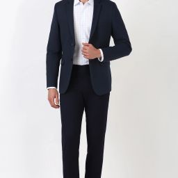 Men Self Design Single Breasted Formal Blazer-image-76