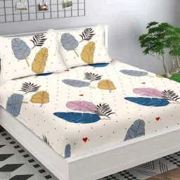 Reversible Cotton Double Bed Cover-18