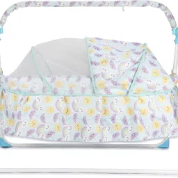 mlu Baby Curdle Bassinet, Auto Swing with Remote Control, Built-in Music & Bluetooth Bassinet image 2