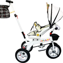 3 in 1 Baby Stroller/Kids Tricycle with Removable Canopy for Age 5 M-5 Years Travel system-26