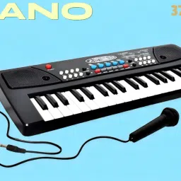 X349 Keys Piano Toy with Microphone, USB Power Cable & Sound Recording Best Birthday Gift for Boys and Girls Musical Instruments Analog Digital Piano-picture-24