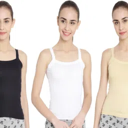 Women White, Black, Beige Camisole-image-30