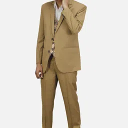 gargian master cut Men Single Breasted Self Design Suit-picture-10
