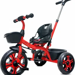 Buddy Plug N Play Kids/Baby, Storage Basket, Cushion Seat, Seat Belt with Parental Control Tricycle-19