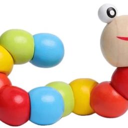 Wooden Caterpillar Sensory Toys Novelty Gifts for Girls Boys Kids Adults-image-4