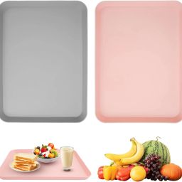 Unbreakable Wheat Straw Tray 31cm Set (2pcs) Tray-image-77