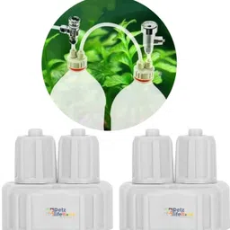 vayinato Planted Aquarium DIY Co2 Generator Quick Twist Bottle Cap 2 Pcs | Leakproof Aquarium Tool-picture-1