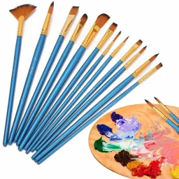 Painting Brushes Professional Round Pointed Nylon Hair for Acrylic Oil Painting-22