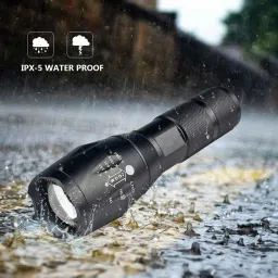 unzag Professional high power 7w LEd flashlight torch 700 metre range torch Torch image 3