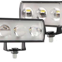 A4 SIX MODE Yellow/White with Red/Blue 60W DC 9V-60V Dual Lens Fog Light Fog Lamp Car, Motorbike, Truck, Van LED (12 V, 30 W)-5
