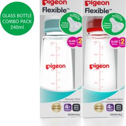 GLASS BOTTLEAND ADD NIPPLE M,COMBO - 240 ml-image-83