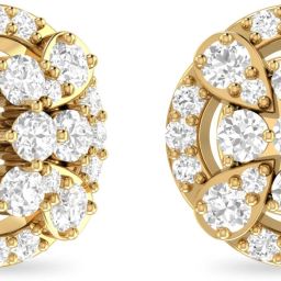 PC Jeweller The Driscol Yellow Gold 22kt Stud Earring-image-87