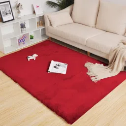Maroon Polyester Carpet-image-67