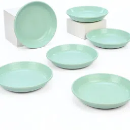 Earth-Friendly Small Plates Set For Snacks | Snack Plate Set For Kitchen Sectioned Plate-21